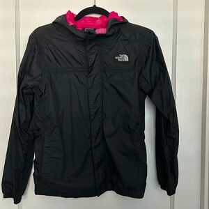 Youth Girls The North Face Jacket HyVent - Black/Pink